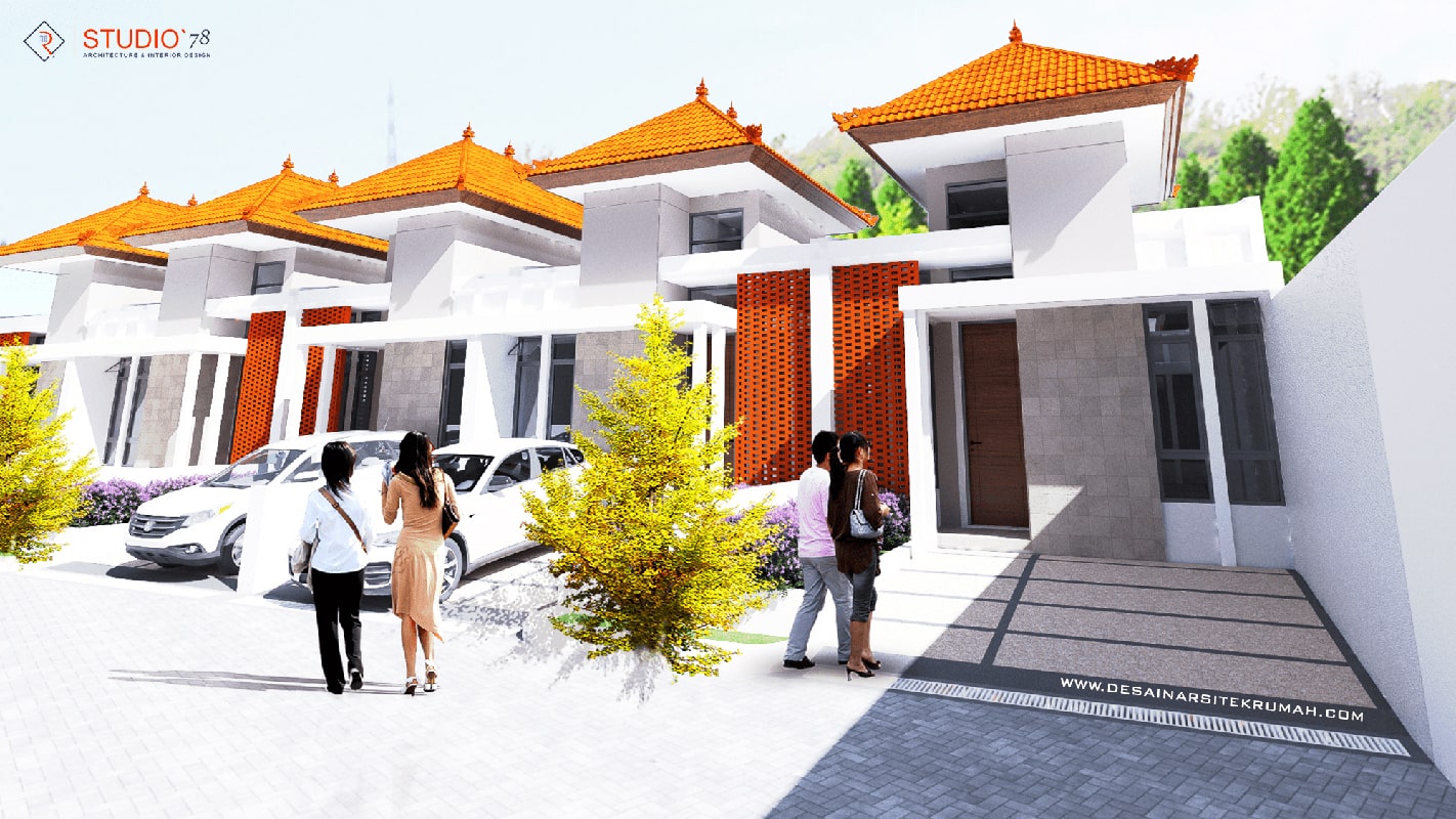 Gambar Tampak Depan Desain Perumahan Type 36 Di Malang Jawa Timur Rumah Studio78 Arsitektur
